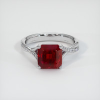 Ruby Ring 3.12 Ct., 14K White Gold Preview