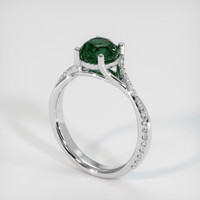 2.03 Ct. Sapphire Ring, 14K White Gold 2