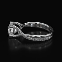 1.79 Ct. Sapphire Ring, 14K White Gold 4
