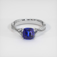 2.68 Ct. Sapphire Ring, 18K White Gold 1