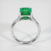 3.01 Ct. Emerald Ring, 18K White Gold 3