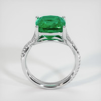 4.39 Ct. Emerald Ring, 18K White Gold 3