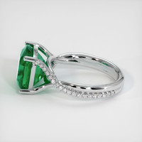 4.39 Ct. Emerald Ring, 18K White Gold 4