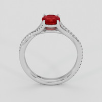 1.15 Ct. Ruby Ring, 18K White Gold 3