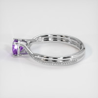 1.11 Ct. Sapphire Ring, 18K White Gold 4