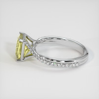 3.44 Ct. Sapphire Ring, 18K White Gold 4