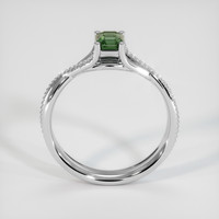 0.72 Ct. Sapphire Ring, 18K White Gold 3