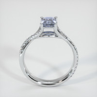 1.62 Ct. Grey Sapphire Ring, 18K White Gold 3