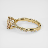 1.99 Ct. Padparadscha Sapphire Ring, 10K Yellow Gold 4