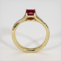 1.01 Ct. Ruby Ring, 14K Yellow Gold 3