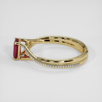 1.10 Ct. Ruby Ring, 14K Yellow Gold 4