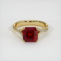 Ruby Ring 3.12 Ct. 14K Yellow Gold Preview