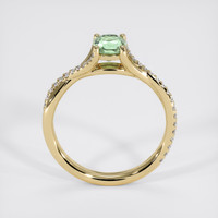 0.75 Ct. Green Sapphire Ring, 14K Yellow Gold 3