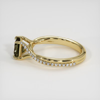 0.97 Ct. Sapphire Ring, 14K Yellow Gold 4