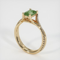 1.42 Ct. Sapphire Ring, 14K Yellow Gold 2