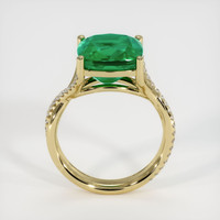 4.39 Ct. Emerald Ring, 18K Yellow Gold 3