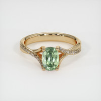 1.42 Ct. Sapphire Ring, 18K Yellow Gold 1