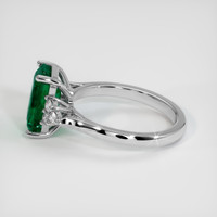 3.37 Ct. Emerald Ring, Platinum 950 4