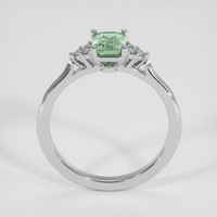 1.12 Ct. Green Sapphire Ring, Platinum 950 3