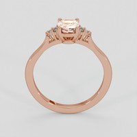 0.95 Ct. Padparadscha Sapphire Ring, 18K Rose Gold 3
