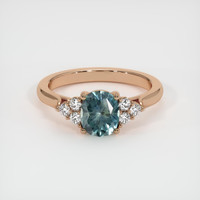 1.19 Ct. Sapphire Ring, 18K Rose Gold 1