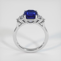 3.22 Ct. Blue Sapphire Ring, 14K White Gold 3