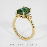 5.02 Ct. Sapphire Ring, 14K Yellow Gold 2
