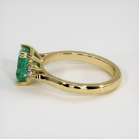 1.83 Ct. Emerald Ring, 18K Yellow Gold 4