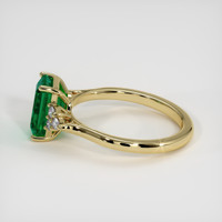 2.29 Ct. Emerald Ring, 18K Yellow Gold 4