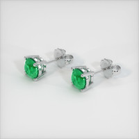 Studs Emerald Earrings 1.85 Ct.Tw.Total Carat Weight, Platinum 950 Preview