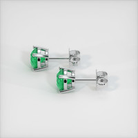 Studs Emerald Earrings 1.85 Ct.Tw.Total Carat Weight, Platinum 950 Preview