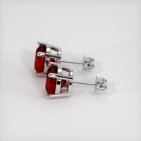 <span>0.78</span>&nbsp;<span class="tooltip-light">Ct.Tw.<span class="tooltiptext">Total Carat Weight</span></span> Ruby Earrings, Platinum 950 3