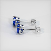 <span>1.73</span>&nbsp;<span class="tooltip-light">Ct.Tw.<span class="tooltiptext">Total Carat Weight</span></span> Sapphire Earrings, Platinum 950 3