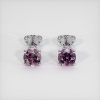 1.12 Ct.Tw. Gemstone Earrings, Platinum 950 1