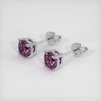 1.12 Ct.Tw. Gemstone Earrings, Platinum 950 2