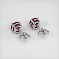 1.37 Ct.Tw. Ruby Earrings, Platinum 950 4