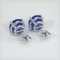 <span>6.11</span> <span class="tooltip-light">Ct.Tw.<span class="tooltiptext">Total Carat Weight</span></span> Blue Sapphire Earrings, Platinum 950 4