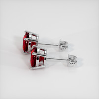 2.05 Ct.Tw. Ruby Earrings, Platinum 950 3
