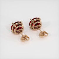 <span>1.50</span>&nbsp;<span class="tooltip-light">Ct.Tw.<span class="tooltiptext">Total Carat Weight</span></span> Ruby Earrings, 14K Rose Gold 4