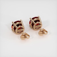 <span>0.78</span>&nbsp;<span class="tooltip-light">Ct.Tw.<span class="tooltiptext">Total Carat Weight</span></span> Ruby Earrings, 14K Rose Gold 4