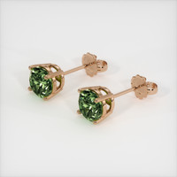 <span>1.35</span>&nbsp;<span class="tooltip-light">Ct.Tw.<span class="tooltiptext">Total Carat Weight</span></span> Gemstone Earrings, 14K Rose Gold 2