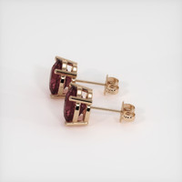 4.53 Ct.Tw. Gemstone Earrings, 14K Rose Gold 3
