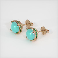 1.90 Ct.Tw. Gemstone Earrings, 14K Rose Gold 2