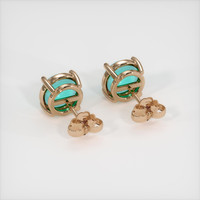 1.90 Ct.Tw. Gemstone Earrings, 14K Rose Gold 4