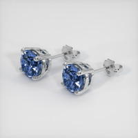 <span>1.95</span>&nbsp;<span class="tooltip-light">Ct.Tw.<span class="tooltiptext">Total Carat Weight</span></span> Sapphire Earrings, 14K White Gold 2