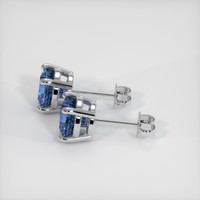 <span>1.95</span>&nbsp;<span class="tooltip-light">Ct.Tw.<span class="tooltiptext">Total Carat Weight</span></span> Sapphire Earrings, 14K White Gold 3