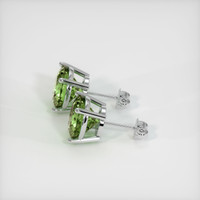 5.53 Ct.Tw. Gemstone Earrings, 14K White Gold 3