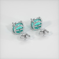 1.90 Ct.Tw. Gemstone Earrings, 14K White Gold 4