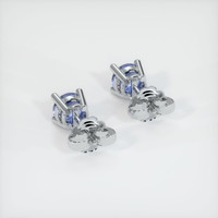 <span>0.60</span>&nbsp;<span class="tooltip-light">Ct.Tw.<span class="tooltiptext">Total Carat Weight</span></span> Sapphire Earrings, 18K White Gold 4