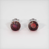 4.53 Ct.Tw. Gemstone Earrings, 18K White Gold 1